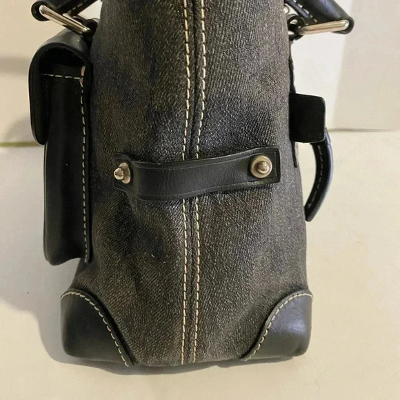 Dooney & Bourke DB signature print canvas bag - Picture 5 of 14